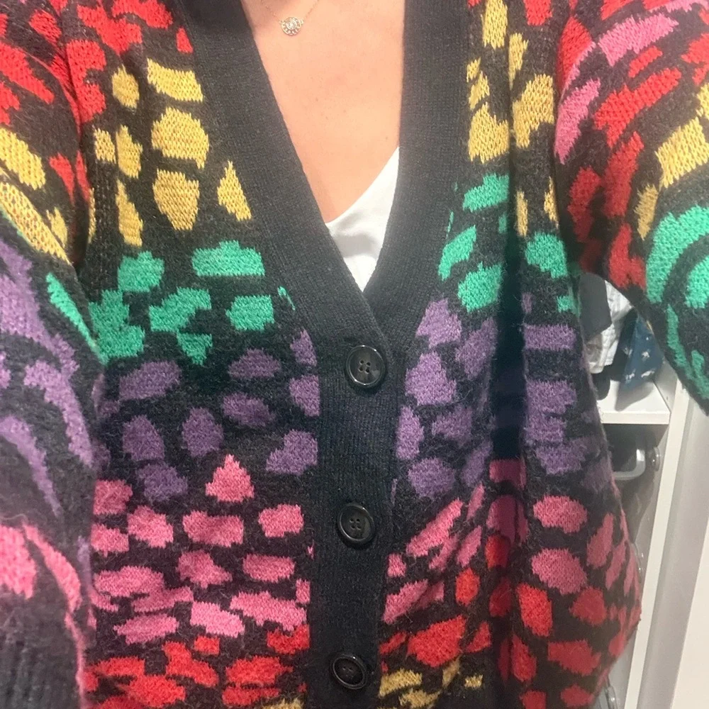FARM Rio Multicolor Button-Up Cardigan - Picture 5 of 7